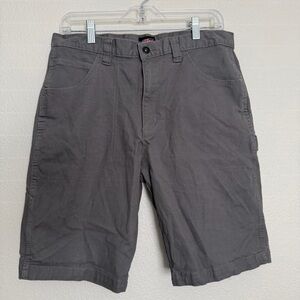 Dickies Carpenter Shorts Gray Size 34x10 Cargo Workwear Utility